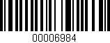 Código de barras (EAN, GTIN, SKU, ISBN): '00006984'