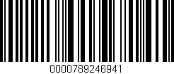 Código de barras (EAN, GTIN, SKU, ISBN): '0000789246941'