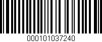 Código de barras (EAN, GTIN, SKU, ISBN): '000101037240'