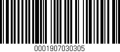 Código de barras (EAN, GTIN, SKU, ISBN): '0001907030305'