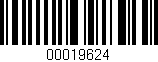 Código de barras (EAN, GTIN, SKU, ISBN): '00019624'