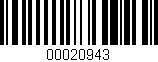 Código de barras (EAN, GTIN, SKU, ISBN): '00020943'