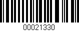Código de barras (EAN, GTIN, SKU, ISBN): '00021330'