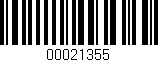 Código de barras (EAN, GTIN, SKU, ISBN): '00021355'