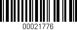 Código de barras (EAN, GTIN, SKU, ISBN): '00021776'
