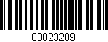 Código de barras (EAN, GTIN, SKU, ISBN): '00023289'