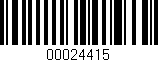 Código de barras (EAN, GTIN, SKU, ISBN): '00024415'