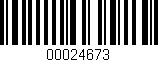 Código de barras (EAN, GTIN, SKU, ISBN): '00024673'