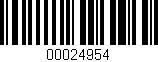 Código de barras (EAN, GTIN, SKU, ISBN): '00024954'