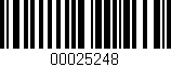 Código de barras (EAN, GTIN, SKU, ISBN): '00025248'