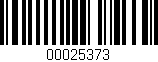 Código de barras (EAN, GTIN, SKU, ISBN): '00025373'