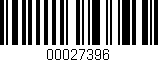 Código de barras (EAN, GTIN, SKU, ISBN): '00027396'