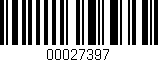 Código de barras (EAN, GTIN, SKU, ISBN): '00027397'