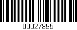 Código de barras (EAN, GTIN, SKU, ISBN): '00027895'