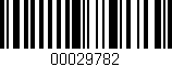 Código de barras (EAN, GTIN, SKU, ISBN): '00029782'