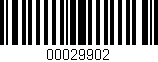 Código de barras (EAN, GTIN, SKU, ISBN): '00029902'