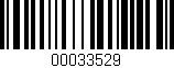 Código de barras (EAN, GTIN, SKU, ISBN): '00033529'