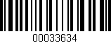 Código de barras (EAN, GTIN, SKU, ISBN): '00033634'