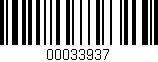 Código de barras (EAN, GTIN, SKU, ISBN): '00033937'