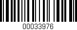 Código de barras (EAN, GTIN, SKU, ISBN): '00033976'
