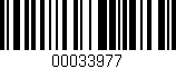 Código de barras (EAN, GTIN, SKU, ISBN): '00033977'