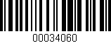 Código de barras (EAN, GTIN, SKU, ISBN): '00034060'
