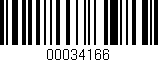 Código de barras (EAN, GTIN, SKU, ISBN): '00034166'