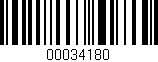 Código de barras (EAN, GTIN, SKU, ISBN): '00034180'