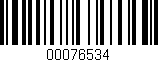 Código de barras (EAN, GTIN, SKU, ISBN): '00076534'