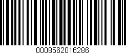 Código de barras (EAN, GTIN, SKU, ISBN): '0008562016286'