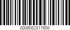 Código de barras (EAN, GTIN, SKU, ISBN): '0008562017856'