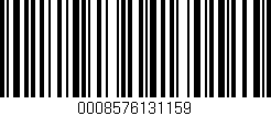 Código de barras (EAN, GTIN, SKU, ISBN): '0008576131159'