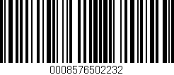 Código de barras (EAN, GTIN, SKU, ISBN): '0008576502232'