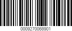 Código de barras (EAN, GTIN, SKU, ISBN): '0009270068901'