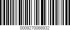 Código de barras (EAN, GTIN, SKU, ISBN): '0009270068932'