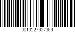 Código de barras (EAN, GTIN, SKU, ISBN): '0013227337988'