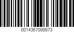 Código de barras (EAN, GTIN, SKU, ISBN): '0014367099973'