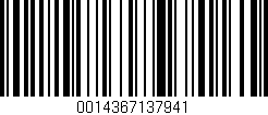 Código de barras (EAN, GTIN, SKU, ISBN): '0014367137941'