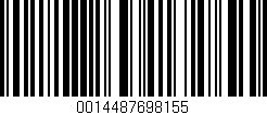 Código de barras (EAN, GTIN, SKU, ISBN): '0014487698155'