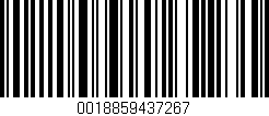 Código de barras (EAN, GTIN, SKU, ISBN): '0018859437267'