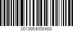 Código de barras (EAN, GTIN, SKU, ISBN): '0019954056469'