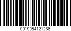 Código de barras (EAN, GTIN, SKU, ISBN): '0019954121266'