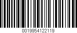 Código de barras (EAN, GTIN, SKU, ISBN): '0019954122119'