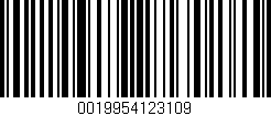 Código de barras (EAN, GTIN, SKU, ISBN): '0019954123109'