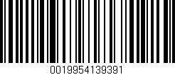 Código de barras (EAN, GTIN, SKU, ISBN): '0019954139391'