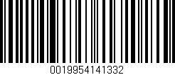 Código de barras (EAN, GTIN, SKU, ISBN): '0019954141332'