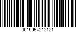Código de barras (EAN, GTIN, SKU, ISBN): '0019954213121'