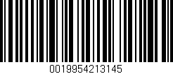 Código de barras (EAN, GTIN, SKU, ISBN): '0019954213145'