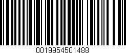 Código de barras (EAN, GTIN, SKU, ISBN): '0019954501488'