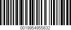 Código de barras (EAN, GTIN, SKU, ISBN): '0019954955632'